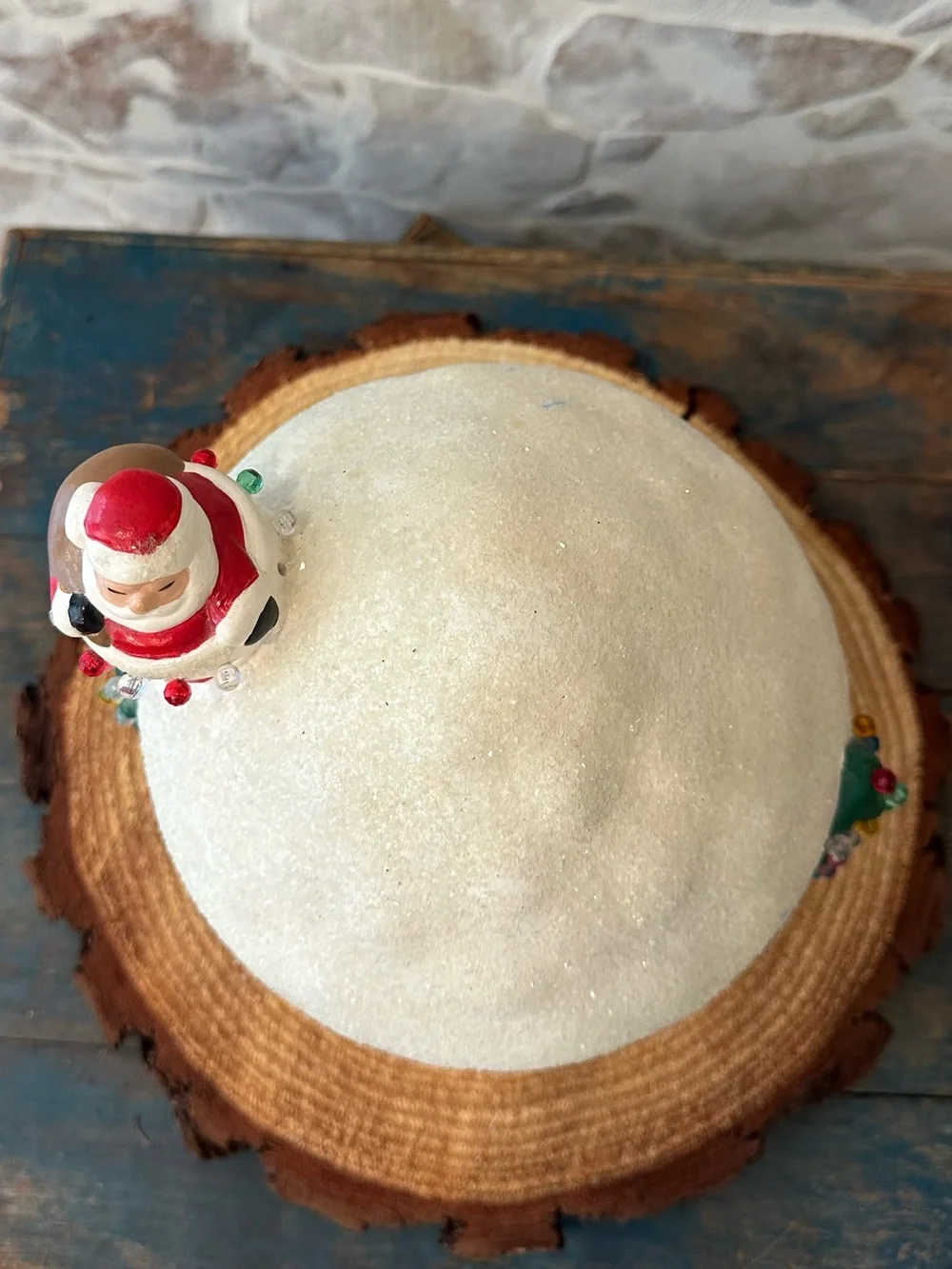 Vintage Hand Painted Ceramic Christmas Igloo